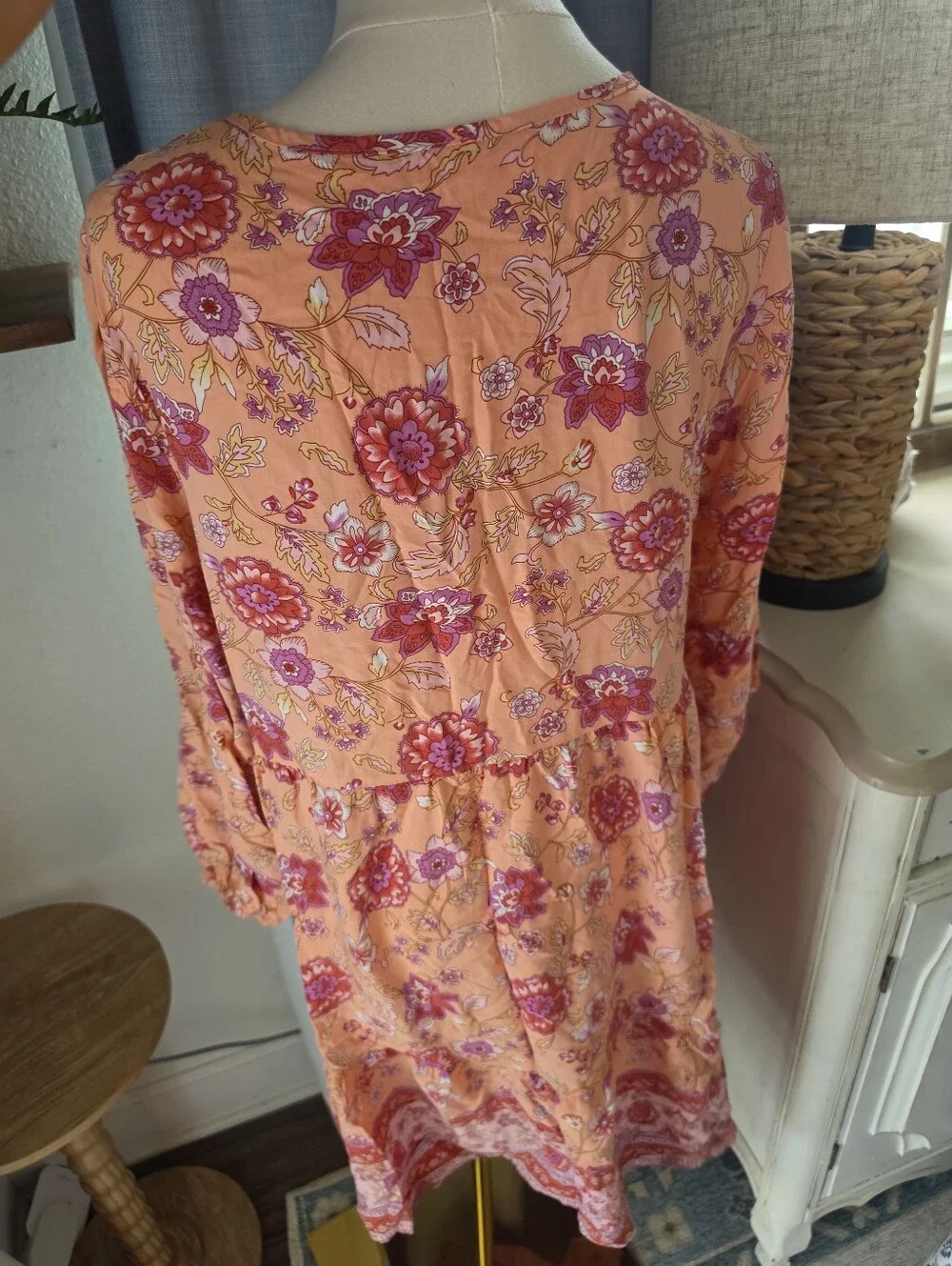 N/A peach dress